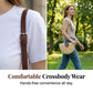 👜50% RABATT! ✨Flätad crossbodyväska för kvinnor – boho chic, kompakt men rymlig & justerbar rem 👜🌾