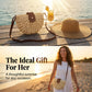 👜50% RABATT! ✨Flätad crossbodyväska för kvinnor – boho chic, kompakt men rymlig & justerbar rem 👜🌾