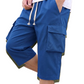 🔥50% RABATT NU!🔥 Casual capri-cargoshorts för män med dragsko i midjan