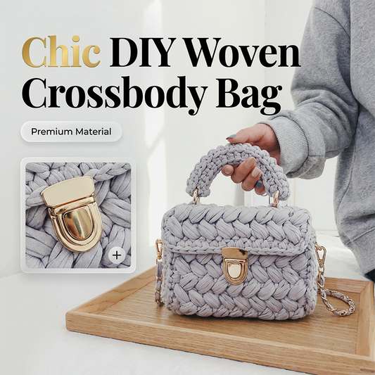 👜50% RABATT NU! ✨Komplett kit för att virka en väska själv