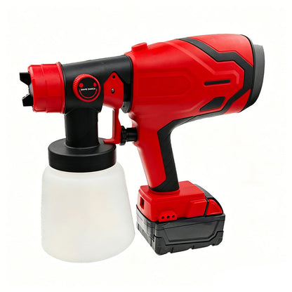 🔥50% RABATT NU!🔥 Sladdlös Elektrisk Färgspruta – 3 Spray-mönster, Variabel Flödeskontroll & Spraya i Alla Vinklar 🎨🔋