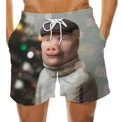 🔥50% RABATT NU!🔥 Roliga 3D-printade strandshorts för män