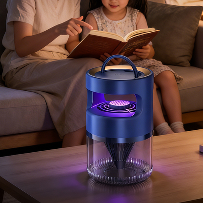 🦟 50 % RABATT NU!🔇 LED-insektsdödare för inomhusbruk – Bionisk UV-fälla och nattlampa – Tyst och säker för sovrummet – Kemikaliefri myggdödare 💡