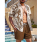 📢📢50% RABATT !! ⏰2-delars set med hawaiisk skjorta och shorts för män👕