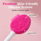 🌹 50% RABATT NU!! 🌹Dubbelsidig Silikon Maskborste – Slät Spatel & Texturerad Borste, Hudvänlig, Lätt att Rengöra 💆‍♀️✨