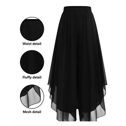💃 50% RABATT NU!✨ Dam Asymmetriska Chiffong Byxor – Eleganta & Luftiga – Semester Essential 🌊