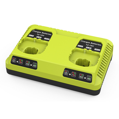 🔥50% RABATT NU!🔥 🔋Laddare med två portar för 40 V litiumbatterier till elverktyg⚡