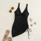 👙 50 % RABATT JUST NU! 👗 Badklänning för damer med rynkad kjol – formar magen, torkar snabbt och ger diskret täckning – perfekt för poolen, stranden eller tropiska resor 🌊