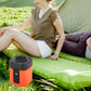 🔥50% RABATT NU!🔥 Mini Elektrisk Luftpump för Utomhusbruk med Lampa
