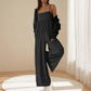 🔥 50% RABATT på utvalda produkter🎉 Strand Casual Axelbandslös Rygglös Jumpsuit med Vida Ben