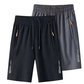 🔥50% RABATT NU!🔥 Snabbtorkande sportshorts för män med fickor med dragkedja