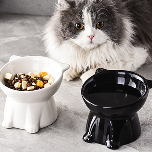 📢📢50 % RABATT  NU!! ⏰Ergonomisk, upphöjd kattskål i plast