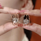 ✨30% RABATT NU! ✨💎 Double Hoop Zirconia Earrings
