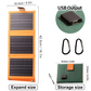 🔥50% RABATT NU!🔥 Bärbar Solpanel med USB-laddare