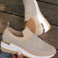 🌸 50% RABATT NU!🌈Rhinestone Slip-on Casual Mesh Sneakers För Kvinnor