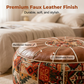 🪑 50% RABATT NU! 📦 Multifunktionell Ottoman-Sittpuff Med Förvaring