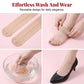Instant Pedicure Sheer Stockings with Artificial Toenails