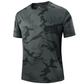 Snabbttorkande sport-T-shirt i kamouflage för män