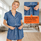 ✨50% RABATT NU! ✨ Jeansskjortklänning med dragsko – bekväm, skrynkelfri & lätt att styla – till sneakers, sandaler eller stövlar