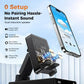 3-i-1 Bluetooth Högtalare & Telefonställ
