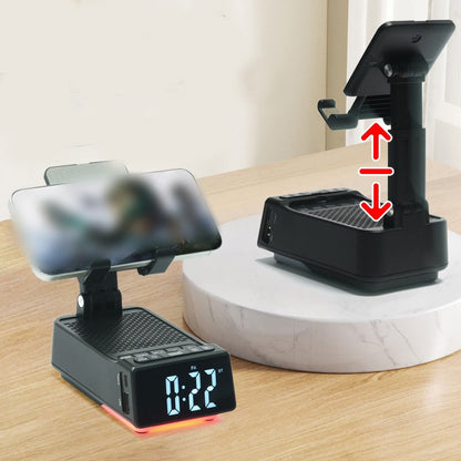 3-i-1 Bluetooth Högtalare & Telefonställ