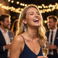 Eleganta Vintage Strass Hängörhängen