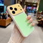 Vibrant Kontrastfärg Dopamin Akryl Telefonfodral