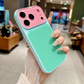 Vibrant Kontrastfärg Dopamin Akryl Telefonfodral