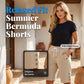 👖 BEGRÄNSAD TID: 50 % RABATT! 💥Bermudashorts med dragsko för damer i casual-stil