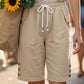 👖 BEGRÄNSAD TID: 50 % RABATT! 💥Bermudashorts med dragsko för damer i casual-stil