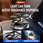 🚁⚡ BLIXTREA! Metall Solar Helikopter Luftfräschare – Soldriven Rotation, Snygg Bildekor & Frisk Doftspridare 🌿