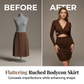 👗50% RABATT NU!🎀Elegant Högmidjad Bodycon-klänning