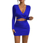 👗50% RABATT NU!🎀Elegant Högmidjad Bodycon-klänning