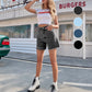 🌸 50 % RABATT NU! 🌸🌿 Dam casual shorts med hög midja – mjukt tyg, avslappnad passform & perfekta för vardag, strand & resa, enkla att matcha 🕶️