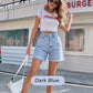 🌸 50 % RABATT NU! 🌸🌿 Dam casual shorts med hög midja – mjukt tyg, avslappnad passform & perfekta för vardag, strand & resa, enkla att matcha 🕶️