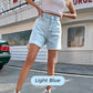 🌸 50 % RABATT NU! 🌸🌿 Dam casual shorts med hög midja – mjukt tyg, avslappnad passform & perfekta för vardag, strand & resa, enkla att matcha 🕶️