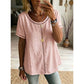 ✨50% RABATT NU! ✨Dam Casual Bohemisk Urklippt Topp