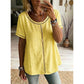 ✨50% RABATT NU! ✨Dam Casual Bohemisk Urklippt Topp