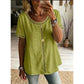 ✨50% RABATT NU! ✨Dam Casual Bohemisk Urklippt Topp