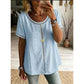 ✨50% RABATT NU! ✨Dam Casual Bohemisk Urklippt Topp