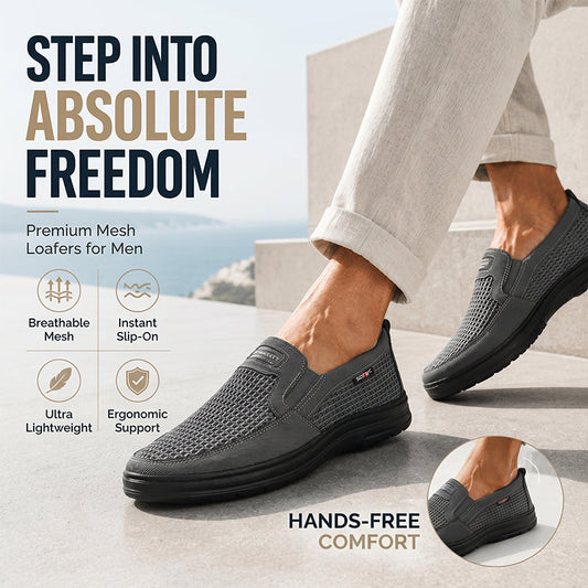 📢📢50% RABATT NU!! ⏰Andningsbara slip-on-skor i mesh för män