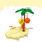 Söt Molnformad Fågelsittpinnsplattform