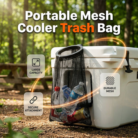 📢📢50 % RABATT  NU!! ⏰Utomhus Kylbox Nät Söppelsäcksfixtur