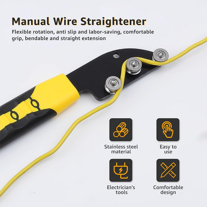 🔧50% RABATT NU! 🔧Handhållen Smidig Rullande Hållbar Trådrätare