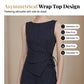 🌹 30% RABATT NU! 🌹Dam Randig Omlottmidja Jumpsuit