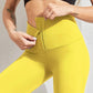 👖 40% RABATT NU! 🔥 Högmidjade Magkontroll Leggings – Inbyggd Shapewear, Justerbart Korsettband & Super Sträckbart ✨