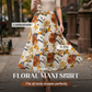 👗 40% RABATT NU! 🌸 Dam Boho Blommig Maxikjol – Mjuk & Flödande – Perfekt för Sommar, Strand & Romantiska Kvällar ☀️