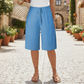 🌸 30% RABATT NU!🌈Dam Casual Lättviktiga Shorts med Dragsko