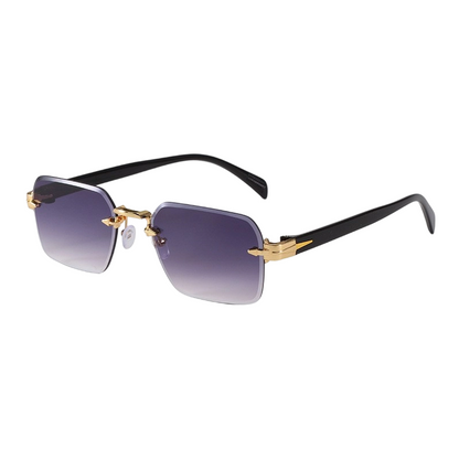 ✨50% RABATT NU! ✨Rektangulära Solglasögon utan Båge för Dam & Herr