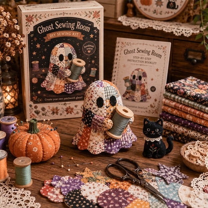 ✨50% RABATT NU! ✨Lilla Spökets Mysiga Halloween DIY Lapparbetskit